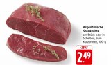 Argentinische Steakhüfte Angebote bei E center Kaiserslautern für 2,49 €