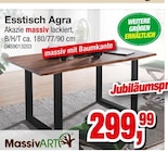 Die Möbelfundgrube Otterbach - Esstisch Agra Angebot im Prospekt Esstisch Agra bei Die Möbelfundgrube im Otterbach Prospekt für 299,99 €