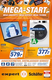 expert Schäfer Elektromärkte Prospekt der aktuellen Woche mit 4 Seiten, gültig von 10.01.2026 bis 17.01.2026, in Aarbergen und Umgebung Aktueller expert Schäfer Elektromärkte Prospekt in Aarbergen und Umgebung, "MEGA-START" mit 4 Seiten, 10.01.2026 - 17.01.2026