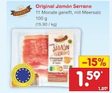 Original Jamón Serrano im Angebot bei Netto Marken-Discount in Dortmund Original Jamón Serrano Angebote von Las Cuarenta bei Netto Marken-Discount Dortmund für 1,59 €