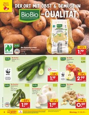 Bio Lebensmittel im Netto Marken-Discount Prospekt in Halle Aktueller Netto Marken-Discount Prospekt mit Bio Lebensmittel, "Aktuelle Angebote", Seite 6