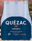 Eau Minérale Naturelle Gazeuse - QUEZAC - Super U à Toulon Eau Minérale Naturelle Gazeuse - QUEZAC en promo chez Super U Toulon à 0,89 €