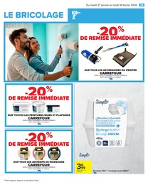 Prix et réduction Peinture dans le prospectus Carrefour en cours Offre Peinture dans le catalogue Carrefour du moment à la page 27