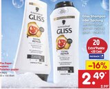 Shampoo oder Spülung Angebote von Gliss bei Netto Marken-Discount Leinfelden-Echterdingen für 2,49 €
