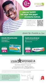 mea - meine apotheke Apotheken Prospekt der aktuellen Woche mit 4 Seiten, gültig von 01.06.2026 bis 30.06.2026, in Limbach und Umgebung Aktueller mea - meine apotheke Apotheken Prospekt in Limbach und Umgebung, "Unsere Juni-Angebote" mit 4 Seiten, 01.06.2026 - 30.06.2026