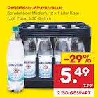 Mineralwasser Sprudel Angebote von Gerolsteiner bei Netto Marken-Discount Aschaffenburg für 5,49 €