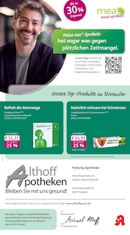 Aktueller mea - meine apotheke Prospekt "Unsere November-Angebote" für Koblenz Aktueller mea - meine apotheke Prospekt für Koblenz mit Seiten