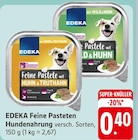 Feine Pastete mit Huhn & Truthahn oder Feine Pastete mit Wild & Huhn von EDEKA im aktuellen EDEKA Prospekt für 0,40 €