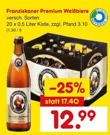 Premium Weißbiere bei Netto Getränke-Markt in Hattingen Premium Weißbiere im Angebot bei Netto Getränke-Markt Hattingen für 12,99 €