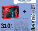 Console switch + 1 jeu au choix - NINTENDO en promo chez E.Leclerc Nantes à 310,25 €