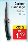 Garten-Handsäge im aktuellen Zimmermann Prospekt