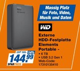Externe HDD-Festplatte Elements Portable im Angebot bei expert in Leinfelden-Echterdingen Externe HDD-Festplatte Elements Portable Angebote von WD bei expert Leinfelden-Echterdingen für 144,99 €