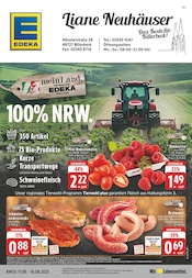 EDEKA Discounter Prospekt der aktuellen Woche mit 24 Seiten, gültig von 11.08.2025 bis 16.08.2025, in Billerbeck und Umgebung Aktueller EDEKA Discounter Prospekt in Billerbeck und Umgebung, "Aktuelle Angebote" mit 24 Seiten, 11.08.2025 - 16.08.2025