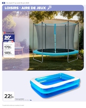Promos Piscine Gonflable dans le catalogue "SUR UN AIR DE VACANCES" de Carrefour à la page 12 Promos Piscine Gonflable dans le catalogue "SUR UN AIR DE VACANCES" de Carrefour à la page 12