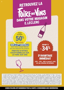 Catalogue de la semaine "LA FOiRE AUX ViNS" avec 2 pages, valide du 26/09/2026 au 11/10/2026 pour Étampes et alentours Prospectus de la semaine "LA FOiRE AUX ViNS" avec 2 pages, valide du 26/09/2026 au 11/10/2026 pour Étampes et alentours