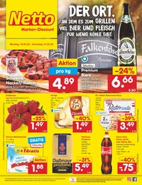 Netto Marken-Discount Prospekt für Freilassing mit 45 Seiten Netto Marken-Discount Prospekt für Freilassing: DER ORT, AN DEM ES ZUM GRILLEN VIEL BIER UND FLEISCH FÜR WENIG KOHLE GIBT., 45 Seiten, 16.05.2022 - 21.05.2022