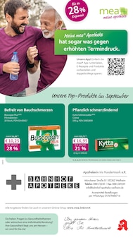 mea - meine apotheke Prospekt Unsere September-Angebote mit 4 Seiten
