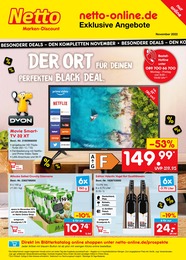Netto Marken-Discount Prospekt: "netto-online.de - Exklusive Angebote", 48 Seiten, 01.11.2022 - 30.11.2022