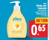 Flüssigseife von jolea für 0,65 € bei EDEKA im Angebot Flüssigseife von jolea im aktuellen EDEKA Prospekt