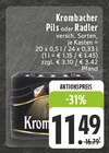 Aktuelles Pils oder Radler Angebot bei E center in Mülheim (Ruhr) ab 11,49 €