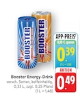 Booster Energy-Drink bei EDEKA im Prospekt "" für 0,39 €