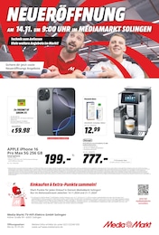 MediaMarkt Saturn Prospekt für Solingen: "NEUERÖFFNUNG", 1 Seite, 14.11.2024 - 21.11.2024