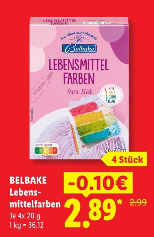Lebensmittelfarben