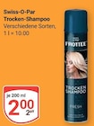 Trocken-Shampoo Angebote von Swiss-O-Par bei GLOBUS Erfurt für 2,00 €