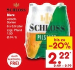 Biere im Angebot bei Netto Marken-Discount in Ulm Biere Angebote von Schloss bei Netto Marken-Discount Ulm für 2,22 €
