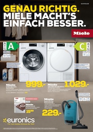 EURONICS Prospekt für Rinteln: "GENAU RICHTIG. MIELE MACHT'S EINFACH BESSER.", 4 Seiten, 16.09.2026 - 27.09.2026