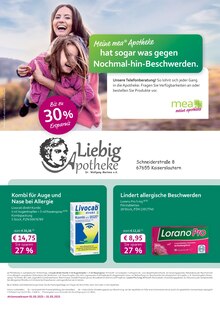 mea - meine apotheke Prospekt Unsere März-Angebote mit 4 Seiten