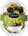 Antipasti Olivenmix oder Paprini mit Frischkäse von Palatum im aktuellen REWE Prospekt für 2,49 €