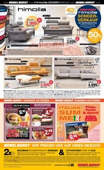 Sofa im Möbel Borst Prospekt "JUBILÄUMSVERKAUF" mit 12 Seiten (Ulm)