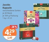 Kapseln Lungo Angebote von Jacobs bei V-Markt Kaufbeuren für 4,29 €