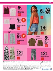 Promos Robe Femme dans le catalogue "Vague de fraîcheur sur votre budget" de E.Leclerc Robe Femme en promo dans le catalogue E.Leclerc à la page 25