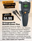 Ortungsgerät MultiScanner Plus bei RHG Baucentrum im Prospekt "" für 84,99 €
