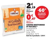 Super U Saint-Amour - Promo Crêpes Bretonnes Promo Crêpes Bretonnes à 0,87 € dans le catalogue Super U à Saint-Amour