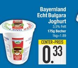 Echt Bulgara Joghurt im EDEKA Prospekt Echt Bulgara Joghurt von Bayernland im aktuellen EDEKA Prospekt für 0,33 €