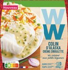 Colin d'Alaska crème ciboulette riz cuisiné aux petits légumes - WEIGHT WATCHERS à 2,57 € dans le catalogue Intermarché Super
