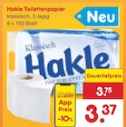 Toilettenpapier von Hakle im aktuellen Netto Marken-Discount Prospekt für 3,37 €