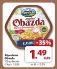 Obazda von Alpenhain im aktuellen combi Prospekt