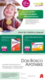 mea - meine apotheke Apotheken Prospekt der aktuellen Woche mit 4 Seiten, gültig von 01.12.2025 bis 31.12.2025, in Egloffstein und Umgebung Aktueller mea - meine apotheke Apotheken Prospekt in Egloffstein und Umgebung, "Unsere Dezember-Angebote" mit 4 Seiten, 01.12.2025 - 31.12.2025
