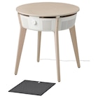Tisch mit Luftreiniger Zusatzgasfilter gebeiztes Eichenfurnier/weiß von STARKVIND für 164,00 € bei IKEA im Angebot Tisch mit Luftreiniger Zusatzgasfilter gebeiztes Eichenfurnier/weiß von STARKVIND im aktuellen IKEA Prospekt