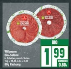 Bio-Salami von Wiltmann im aktuellen EDEKA Prospekt