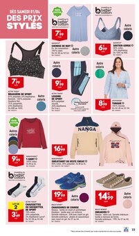 Promotion Chaussures Running dans le prospectus Aldi, valable du 28/03/2023 au 03/04/2023 Promo Chaussures Running dans le catalogue Aldi du moment à la page 37