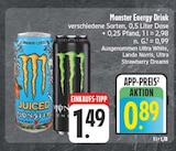 Aktuelle Energydrink Angebote bei EDEKA in Suhl Aktuelles Energy Drink Angebot bei EDEKA in Suhl ab 0,89 €