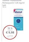 Hustenstiller Pentoxyverin 1,35 mg/ml Saft bei LINDA Premiumapotheke im Witzenhausen Prospekt für 9,98 €