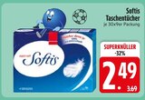 Taschentücher im EDEKA Prospekt Taschentücher von Softis im aktuellen EDEKA Prospekt für 2,49 €