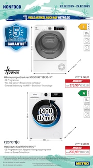 Wäschetrockner im METRO Prospekt "Wochenangebote SCO + Gewinnspiel + Markets" mit 29 Seiten (Bremen)