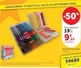 Promo 60 feutres acryliques à 9,99 € dans le catalogue U Express à Sault-de-Navailles